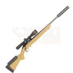 Ruger American Ranch Rimfire Blued 16" Threaded Tan .22 LR + Leupold VX-Freedom Creedmoor 4-12x40 + DPT Suppressor
