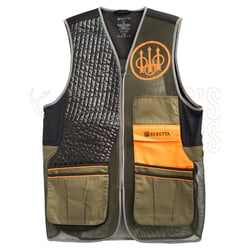 Beretta Sporting EVO Vest Green/Black/Orange