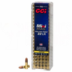 CCI Mini Mag .22 LR 36gr HP 100 Rounds