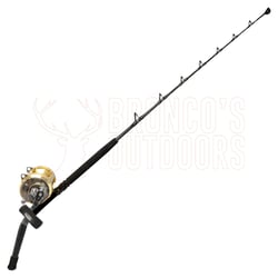Shimano Status Bluewater Game Rod 5'6" 24-37kg Bent Butt Roller Tip + Shimano Tiagra 80W Reel