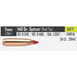 Nosler Ballistic Tip Hunting Projectiles 7mm .284" 140gr 50 Count