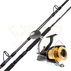 Shimano Backbone Fishing Rod 7' 1 Piece 10-15kg + Shimano Baitrunner D Series Fishing Reel 12000
