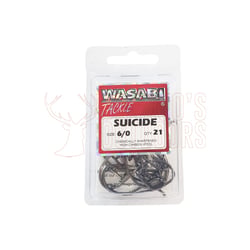 Black Magic Wasabi Suicide Hooks Black Eco Pack