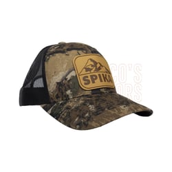 Spika Patch Trucker Cap Mountain Camo Black