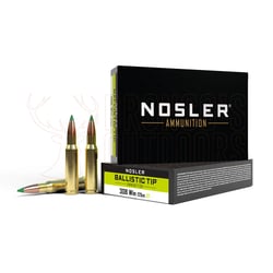 Nosler Ballistic Tip .308 Win 125gr Polymer Tip 20 Rounds