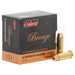 PMC Bronze Series .44 Rem Mag 240gr TCSP