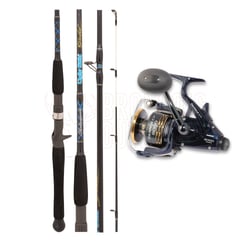 Shakespeare Ugly Stik Gold 5'6" 10-15kg Rod + Shimano Thunnus CI4 8000 Baitrunner Reel