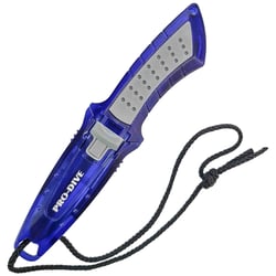 Pro-Dive Mini Blunt Tip Knife 304 Stainless Steel 7cm Blade Blue