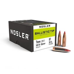 Nosler Ballistic Tip Hunting Projectiles 7mm .284" 140gr 50 Count