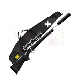 Howa Mini Stainless Steel 20" Threaded Black 6.5 Grendel + Panamax 3-9x40 Scope + Sonic Suppressor + Rifle Bag