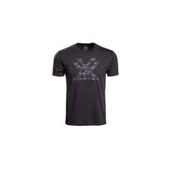 Vortex Camo Core Logo Short Sleeve T-Shirt - Charcoal