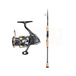 Shimano Stream Flight Rod Telescopic 7' 3-5kg + Shimano Ultegra Reel 2500HG