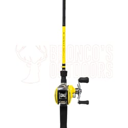 Tica Tactica-Y 662 Jig Rod + Tactica LCX100 Baitcasting Reel Yellow