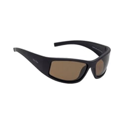 Ugly Fish PU5507 Polarised Sunglasses Unbreakable Matt Black Frame Brown Lenses