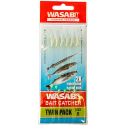 Wasabi Sabiki Fishing Rigs Twin Pack 2x 3 Hooks