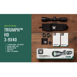 Vortex Triumph HD Riflescope 3-9x40mm Dead Hold BDC MOA