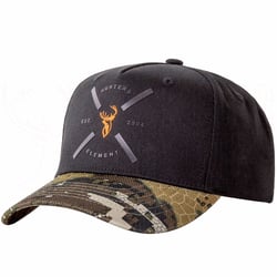Hunters Element Cross Cap Black Desolve Veil Camo One Size
