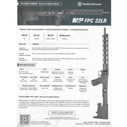 Smith & Wesson M&P FPC .22 LR