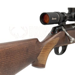 Tikka T1x Hunter .22 LR 16" Wood + Burris Droptine Rimfire 3-9x40 Ballistic Plex + 1/2-20 Suppressor