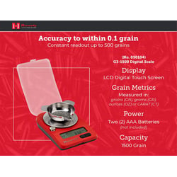 Hornady G3 1500gr Digital Reloading Scale