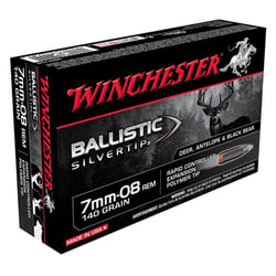 Winchester Ballistic Silvertip 7mm-08 Rem 140gr Polymer Tip