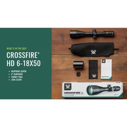 Vortex Crossfire HD Riflescope 6-18x50 Wide Range Plex