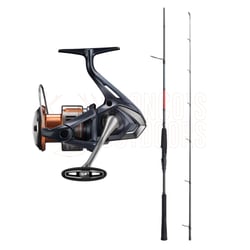 Shimano Divergex Fishing Rod 7'6" 4-8kg + Shimano Nasci Spinning Reel C3000HGFD