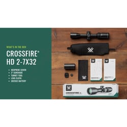 Vortex Crossfire HD Riflescope 2-7x32 Illuminated Dead Hold 2A BDC MOA