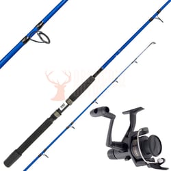 Shimano Kidstix Spinning Rod 6' 2-5kg 2-Piece Blue + Shimano IX2000R Spooled Reel