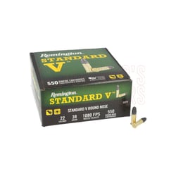 Remington Standard V .22 LR 38gr LRN 550 Rounds
