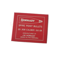 Hornady 75th Anniversary Spire Point Projectiles .308 150gr