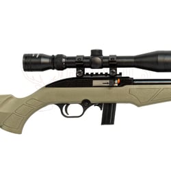 Rossi 7022 Green Stock .22 LR 18" + Nikko Stirling Mountmaster 3-9x40mm + Rimfire Suppressor .22 LR