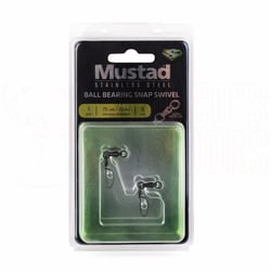 Mustad Ball Bearing Swivel with Tournament Snap