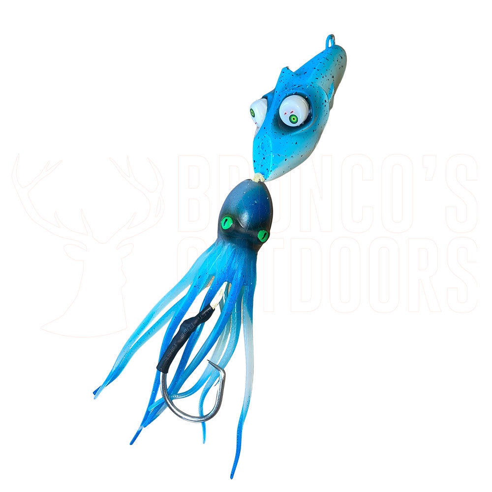 Glowbite Crazy Eyes Deep Drop Lure 700gm Blue