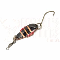 Kilwell Dandy Spinner Lure 7gm Single Hook Zebra Copper