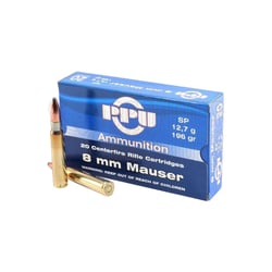 PPU Rifle Line 8 X57 Mauser 196gr SP