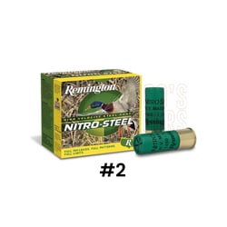 Remington Nitro Steel 12ga 3" 36gm #2 250 Rounds