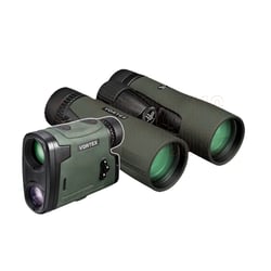Vortex Diamondback HD 10x42 Binoculars + Vortex Viper HD 3000 Laser Rangefinder 7x25mm