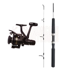 Shimano Kidstix Spinning Rod 6' 2-5kg 2-Piece Silver + Shimano IX2000R Spinning Reel