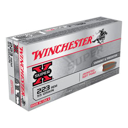 Winchester Super X .223 Rem 55gr PSP 20 Rounds