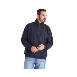 Ridgeline Brancaster 1/4 Zip Top Navy