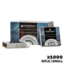 Federal Champion 205 Small Rifle Primers 1000 Count