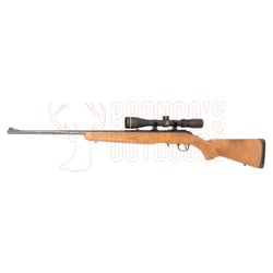 Ruger American Rimfire Wood .22 LR 22" + Leupold VX-Freedom 3-9x40 Hunt-Plex Riflescope + Stealth 3/8 Dovetail Alloy Rings 1"