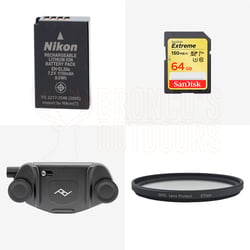 Nikon COOLPIX P950 83x Super Zoom Camera + Element MII Aluminium Tripod + Adventura TLZ 30 II Camera Bag + SanDisk Extreme 64GB SDXC Card