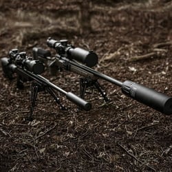 A-TEC Carbon Wave Rimfire Suppressor .22 LR 1/2x20