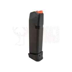 Glock 17 Magazine 17 Rounds 9mm Orange Follower