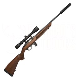Rossi 7022 Wood .22 LR + Nikko Stirling Mountmaster 3-9x40mm + Buffalo River Rimfire Suppressor