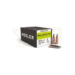 Nosler Ballistic Tip Hunting Projectiles .30 Cal .308" 165gr 50 Count