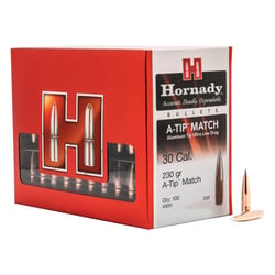 Hornady A-Tip Projectiles .30 Cal .308" 230gr 100 Count