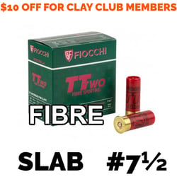 Fiocchi TT Two 12ga 2 3/4" 28gm #7 1/2 Fibre